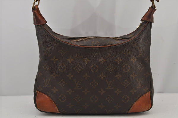 Authentic Louis Vuitton Monogram Boulogne 30 Shoulder Cross Bag M52165 LV 8110J