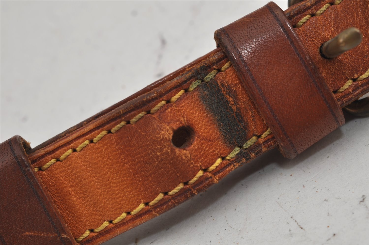 Authentic Louis Vuitton Monogram Boulogne 30 Shoulder Cross Bag M52165 LV 8110J