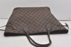 Authentic Louis Vuitton Damier Neverfull MM Shoulder Tote Bag N51105 LV 8111I