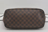 Authentic Louis Vuitton Damier Neverfull MM Shoulder Tote Bag N51105 LV 8111I