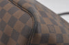 Authentic Louis Vuitton Damier Neverfull MM Shoulder Tote Bag N51105 LV 8111I