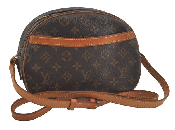 Authentic Louis Vuitton Monogram Blois Shoulder Cross Body Bag M51221 LV 8112I