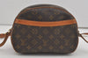 Authentic Louis Vuitton Monogram Blois Shoulder Cross Body Bag M51221 LV 8112I