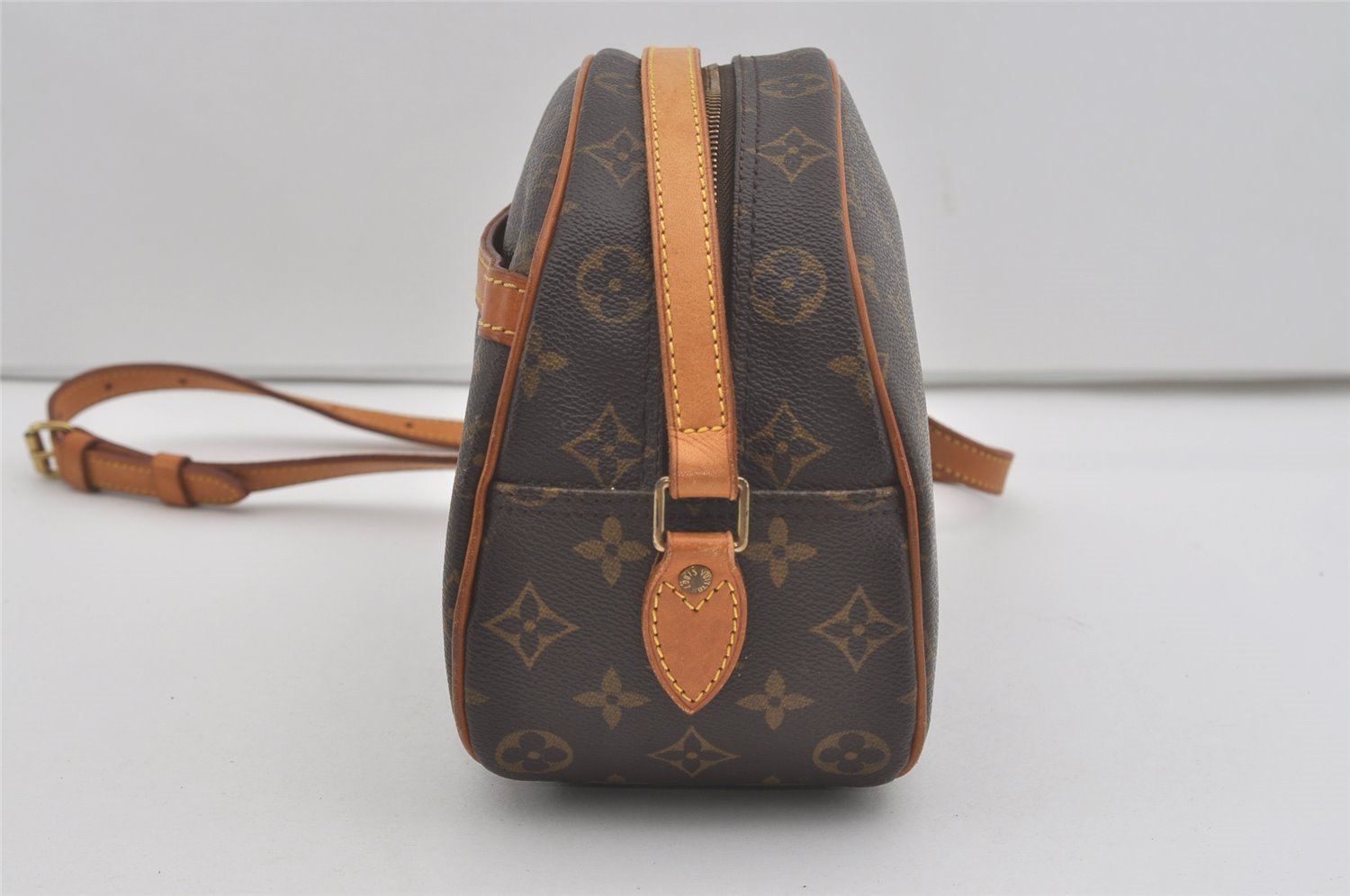 Authentic Louis Vuitton Monogram Blois Shoulder Cross Body Bag M51221 LV 8112I