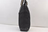 Authentic GUCCI Sherry Line Tote Bag GG Canvas Leather 0190401 Black 8112J