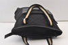 Authentic GUCCI Sherry Line Tote Bag GG Canvas Leather 0190401 Black 8112J