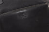 Authentic GUCCI Sherry Line Tote Bag GG Canvas Leather 0190401 Black 8112J