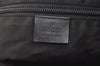 Authentic GUCCI Sherry Line Tote Bag GG Canvas Leather 0190401 Black 8112J