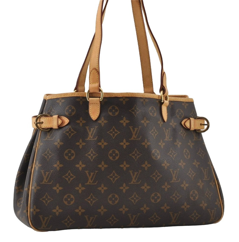 Authentic Louis Vuitton Monogram Batignolles Horizontal Tote Bag M51154 LV 8114I