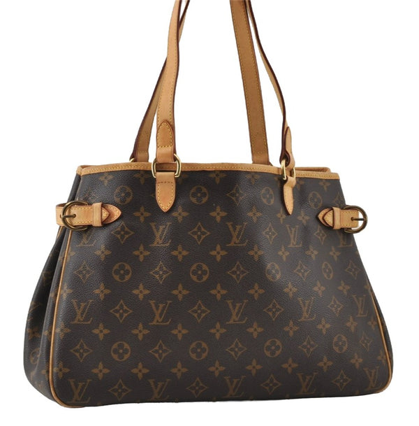 Authentic Louis Vuitton Monogram Batignolles Horizontal Tote Bag M51154 LV 8114I