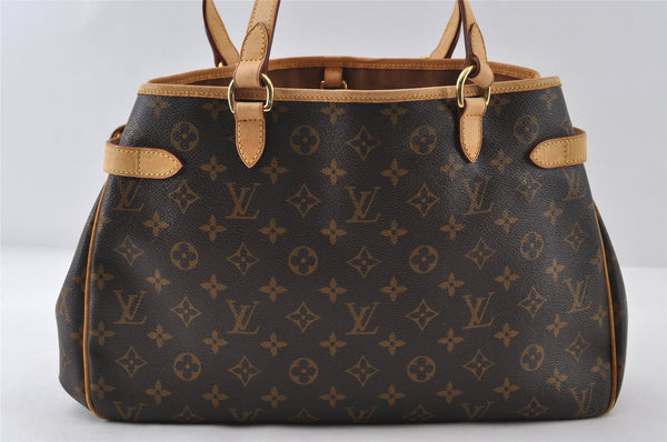 Authentic Louis Vuitton Monogram Batignolles Horizontal Tote Bag M51154 LV 8114I