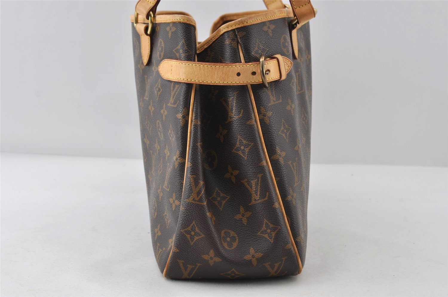 Authentic Louis Vuitton Monogram Batignolles Horizontal Tote Bag M51154 LV 8114I