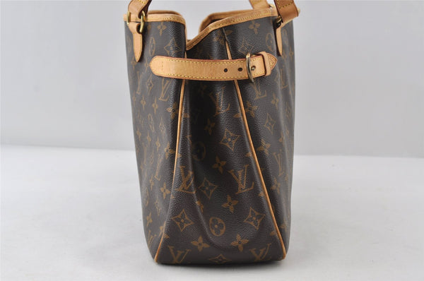 Authentic Louis Vuitton Monogram Batignolles Horizontal Tote Bag M51154 LV 8114I