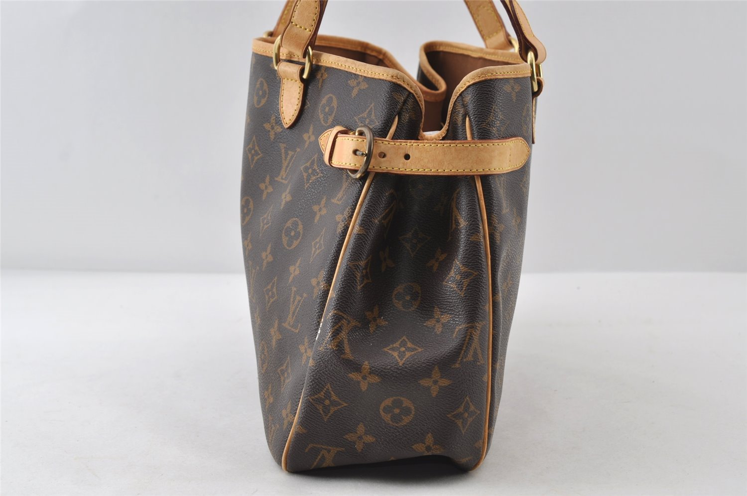 Authentic Louis Vuitton Monogram Batignolles Horizontal Tote Bag M51154 LV 8114I