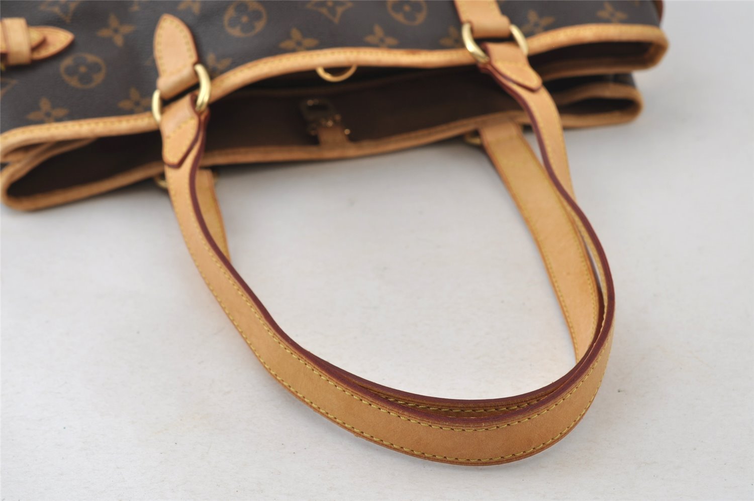 Authentic Louis Vuitton Monogram Batignolles Horizontal Tote Bag M51154 LV 8114I