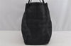 Authentic CHANEL New Travel Line Shoulder Tote Bag Nylon Leather Black 8115I