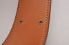 Authentic HERMES Vintage Constance Leather Belt Size 70cm 27.6" Bordeaux 8116I