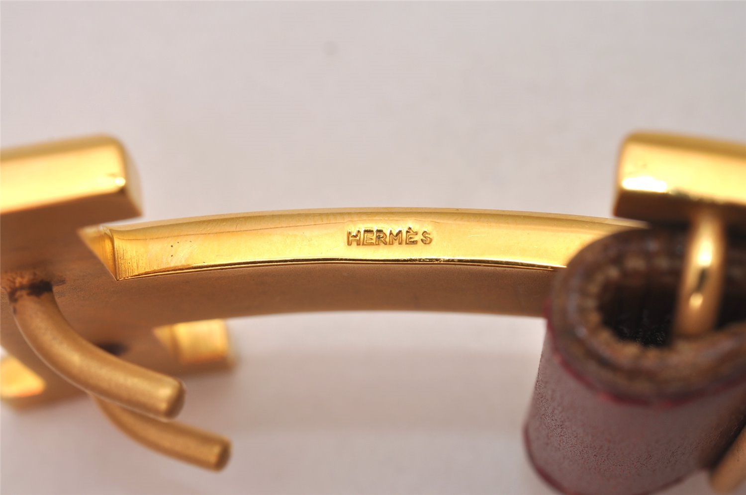 Authentic HERMES Vintage Constance Leather Belt Size 70cm 27.6