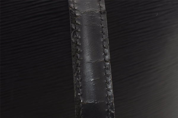 Authentic Louis Vuitton Epi Lussac Shoulder Tote Bag Black M52282 LV 8116J