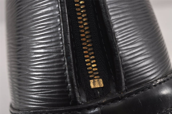 Authentic Louis Vuitton Epi Lussac Shoulder Tote Bag Black M52282 LV 8116J