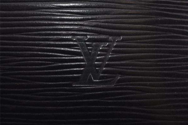 Authentic Louis Vuitton Epi Lussac Shoulder Tote Bag Black M52282 LV 8116J
