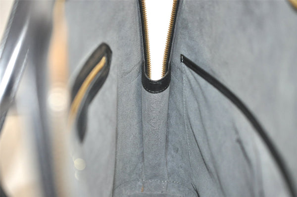 Authentic Louis Vuitton Epi Lussac Shoulder Tote Bag Black M52282 LV 8116J