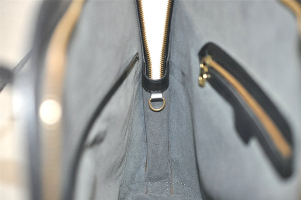 Authentic Louis Vuitton Epi Lussac Shoulder Tote Bag Black M52282 LV 8116J
