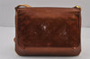 Auth Louis Vuitton Vernis Thompson Street Shoulder Bag Brown M91124 LV 8117J