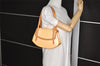 Authentic Louis Vuitton Vernis Biscayne Bay PM Shoulder Bag M91187 Yellow 8118J