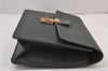 Authentic Louis Vuitton Taiga Pochette Kourad Clutch Bag Green M30194 LV 8119J