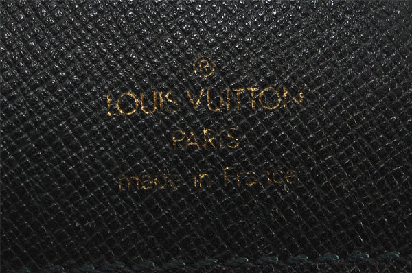 Authentic Louis Vuitton Taiga Pochette Kourad Clutch Bag Green M30194 LV 8119J