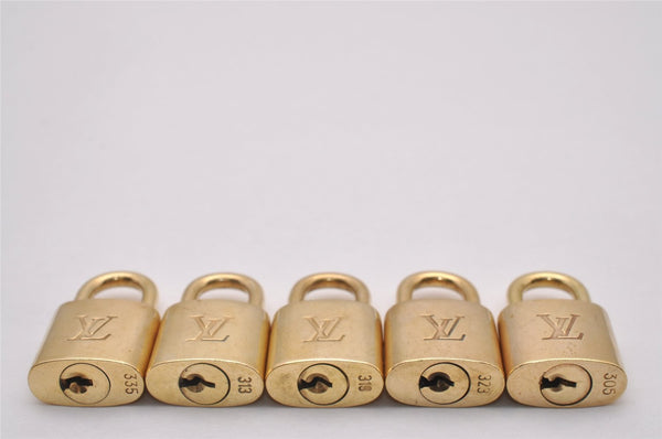 Authentic Louis Vuitton Padlock & Keys 10Set LV 8120I