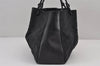 Authentic GUCCI Vintage Hand Tote Bag GG Canvas Leather 94898 Black 8120J