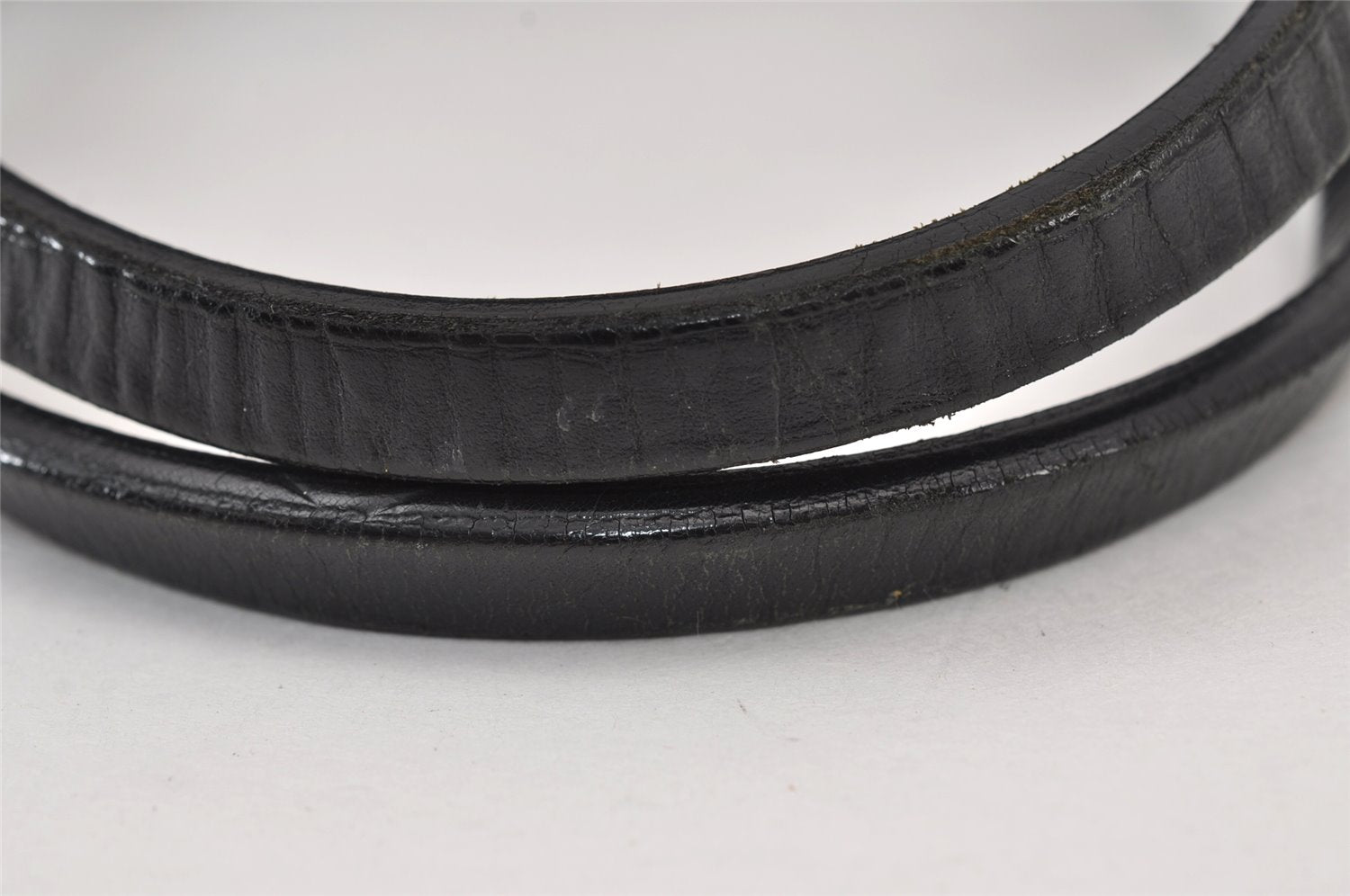 Authentic GUCCI Vintage Hand Tote Bag GG Canvas Leather 94898 Black 8120J