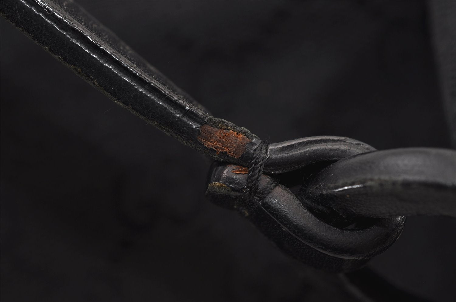 Authentic GUCCI Vintage Hand Tote Bag GG Canvas Leather 94898 Black 8120J