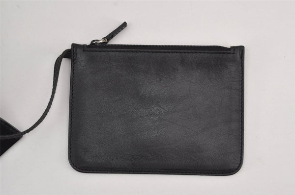 Authentic GUCCI Vintage Hand Tote Bag GG Canvas Leather 94898 Black 8120J