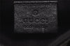 Authentic GUCCI Vintage Hand Tote Bag GG Canvas Leather 94898 Black 8120J