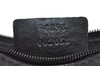 Authentic GUCCI Vintage Hand Tote Bag GG Canvas Leather 94898 Black 8120J