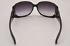 Authentic GUCCI Vintage Heart Crest Sunglasses GG 3067/F/S Plastic Black 8121I