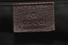 Authentic GUCCI Web Sherry Line Tote Bag GG Nylon Leather 131230 Brown 8121J