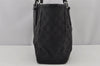 Authentic GUCCI Vintage Shoulder Tote Bag GG Canvas Leather 113019 Black 8123J