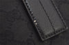 Authentic GUCCI Vintage Shoulder Tote Bag GG Canvas Leather 113019 Black 8123J