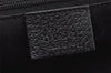 Authentic GUCCI Vintage Shoulder Tote Bag GG Canvas Leather 113019 Black 8123J