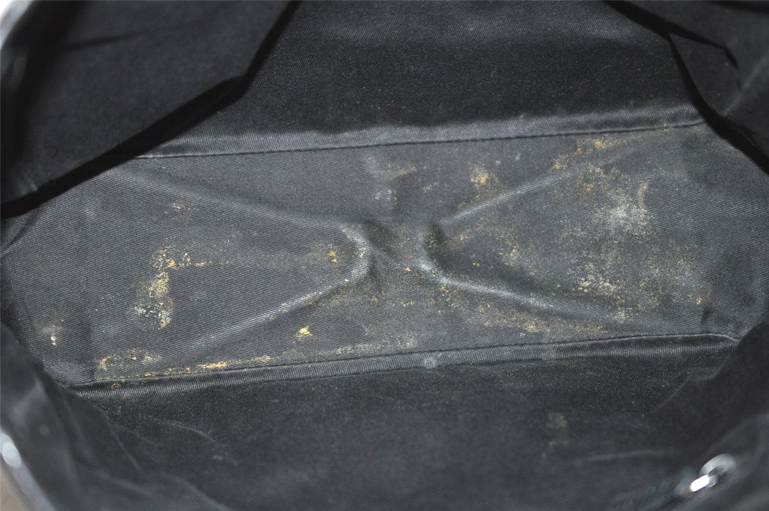 Authentic GUCCI Vintage Shoulder Tote Bag GG Canvas Leather 113019 Black 8123J