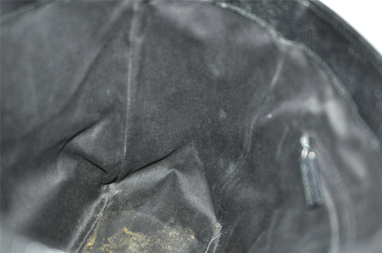 Authentic GUCCI Vintage Shoulder Tote Bag GG Canvas Leather 113019 Black 8123J