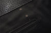 Authentic GUCCI Vintage Shoulder Tote Bag GG Canvas Leather 113019 Black 8123J
