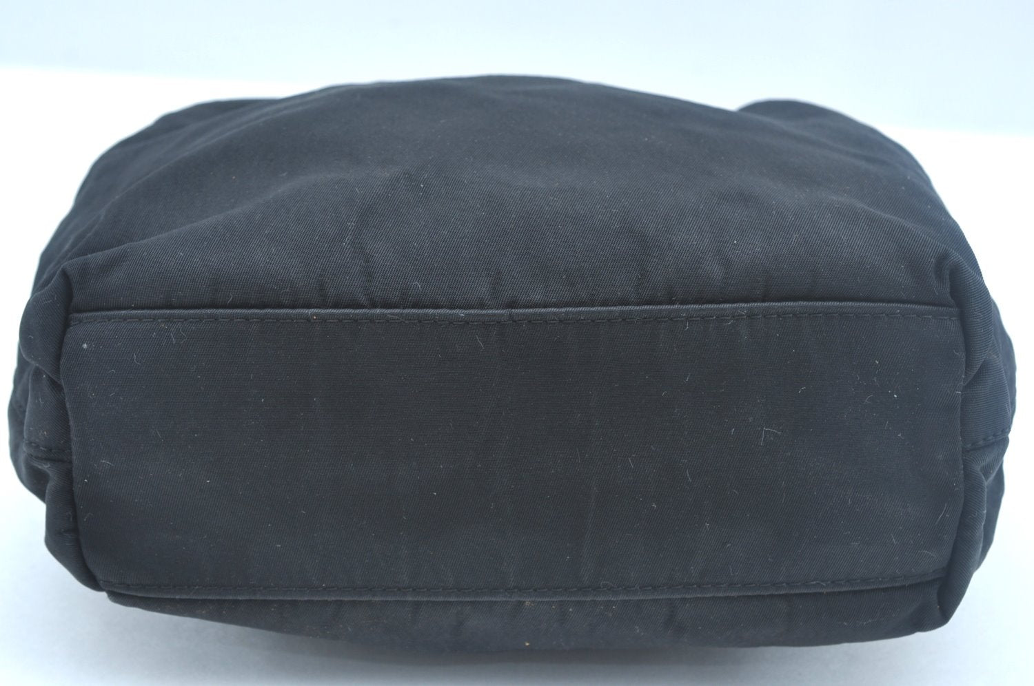 Authentic Christian Dior Maris Pearl Shoulder Hand Bag Purse Nylon Black 8124I