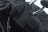 Authentic Christian Dior Maris Pearl Shoulder Hand Bag Purse Nylon Black 8124I