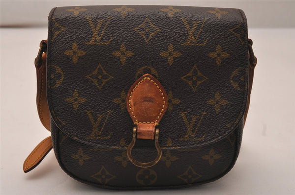 Authentic Louis Vuitton Monogram Saint Cloud PM M51244 Shoulder Cross Bag 8124J