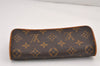 Authentic Louis Vuitton Monogram Pochette Twin PM Shoulder Bag M51854 Junk 8125J